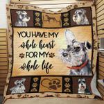 miniature schnauzer dog quilt aix d2390436