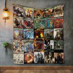 molly hatchet album covers quilt blanket d2349927