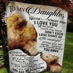 mom bear to daughter quilt blanket d2347351