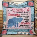 mom elephant jfj10007 3d customized quilt 2707 d2314495
