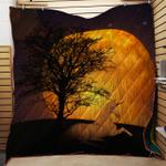 moon unicorn fable mythical quilt d2384323