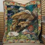 mushroom and dwarf sh7 3d customized quilt d2314895