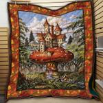 mushroom castle q1 nnq131098 3d customized quilt d2313573