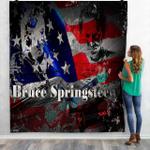 musical artists 80s bruce springsteen 2n 3d customized personalized quilt blanket d2325441