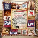 my baseball grandson cl18100466mdq quilt blanket d2357257