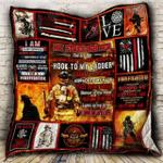my firefighter love of my life cl2100348mdq quilt blanket d2357640