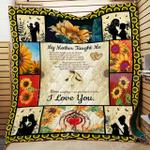 my mother taught me to be me cl22100380mdq quilt blanket d2379582