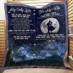 my only love for beloved wife quilt blanket quilt d2321696