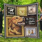 my patronus is a golden retriever quilt blanket great customized blanket gifts for birthday