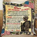 my soldier my hero love dad jfj10316 3d customized quilt 2707 d2314237