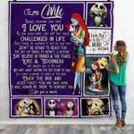 my wife will always be there to support you vv the nightmare before christmas quilt d2384025
