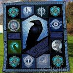 mysterious ravens quilt blanket great customized blanket gifts for birthday christmas thanksgiving