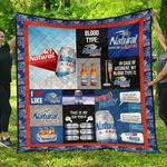 natural light funny gift for beer lover quilt d2385041