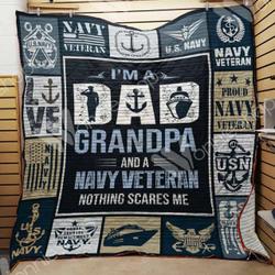 Navy Veteran Quilt Blanket Dhc1102230Td