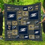 ncaa akron zips 3d customized personalized quilt blanket 1287 d2319772