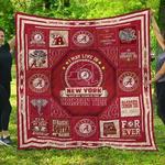 ncaa alabama crimson tide 3d customized personalized quilt blanket 731 d2319690