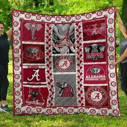 Ncaa Alabama Crimson Tide 3D Customized Personalized Quilt Blanket #733