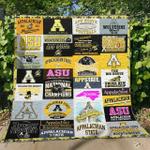 ncaa appalachian state mountaineers 3d customized personalized quilt blanket 1454 d2319027