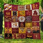ncaa arizona state sun devils 3d customized personalized quilt blanket 584 d2319530