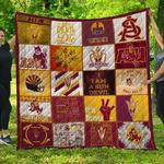 ncaa arizona state sun devils 3d customized personalized quilt blanket 596 d2319293