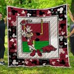 ncaa arkansas razorbacks 3d customized personalized quilt blanket 748 d2320151