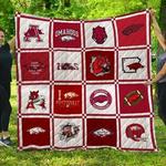 ncaa arkansas razorbacks 3d customized personalized quilt blanket 755 d2319541