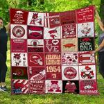 ncaa arkansas razorbacks 3d customized personalized quilt blanket 762 d2319553