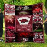ncaa arkansas razorbacks 3d customized personalized quilt blanket 770 d2319611