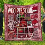 ncaa arkansas razorbacks 3d customized personalized quilt blanket 771 d2319695