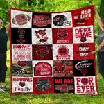 ncaa arkansas state red wolves quilt blanket 1463 d2350665