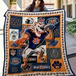 ncaa auburn tigers quilt blanket 810 d2350469
