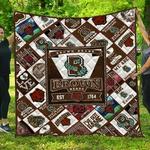 ncaa brown bears quilt blanket 1524 d2350272