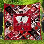 ncaa cincinnati bearcats 3d customized personalized quilt blanket 1062 d2318989