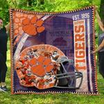 ncaa clemson tigers 3d customized personalized quilt blanket 18 d2319204