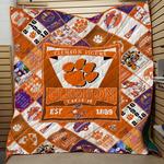 ncaa clemson tigers 3d customized personalized quilt blanket 19 d2320194