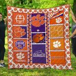 ncaa clemson tigers 3d customized personalized quilt blanket 38 d2319582