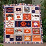 ncaa clemson tigers quilt blanket 35 d2350156