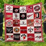 ncaa davidson wildcats 3d customized personalized quilt blanket 1158 d2319723