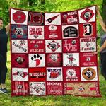 ncaa davidson wildcats 3d customized personalized quilt blanket 1160 d2319506