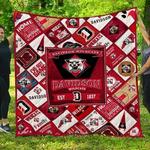 ncaa davidson wildcats 3d customized personalized quilt blanket 1161 d2319738