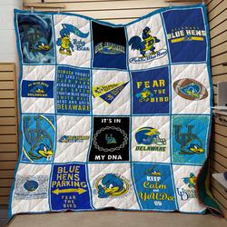 NCAA Delaware Blue Hens 3D Customized Personalized Quilt Blanket #1590