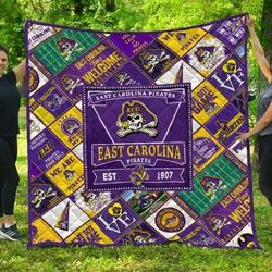 Ncaa East Carolina Pirates 3D Customized Personalized Quilt Blanket #1080