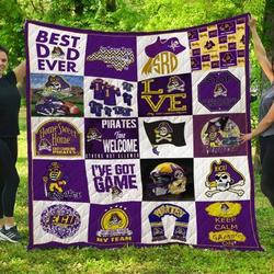 Ncaa East Carolina Pirates 3D Customized Personalized Quilt Blanket #1082