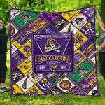 ncaa east carolina pirates quilt blanket 1080 d2352258