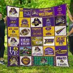 ncaa east carolina pirates quilt blanket 1083 d2352371
