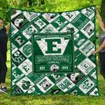 ncaa eastern michigan eagles 3d customized personalized quilt blanket 1336 d2319371