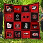 ncaa georgia bulldogs 3d customized personalized quilt blanket 856 d2320072