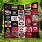 ncaa georgia bulldogs 3d customized personalized quilt blanket 872 d2319391