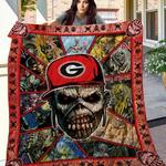 ncaa georgia bulldogs quilt blanket 860 d2354520