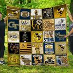 ncaa georgia tech yellow jackets 3d customized personalized quilt blanket 91 d2319685